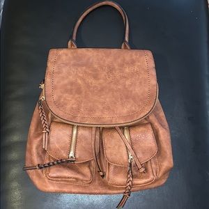 Vegan Leather Backpack